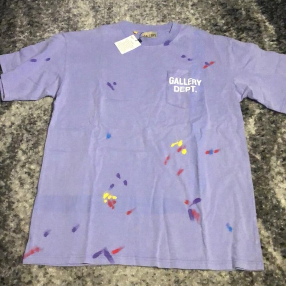 Gallery Dept Painted Purple T-Shirt Men’s Size Large